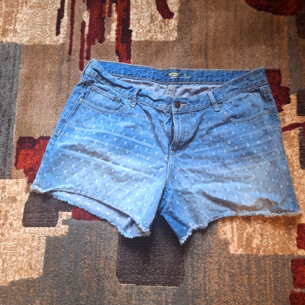 Denim jean shorts